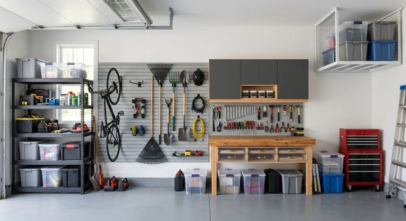Garage Tool Rack Installation in Bethesda, MD